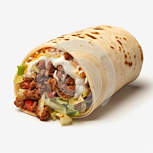 Ultra Realistic 4k Burrito: Digitally Enhanced, Group F64 Style