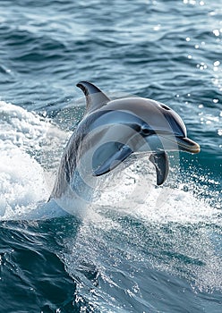 Graceful Dolphin in Motion photo