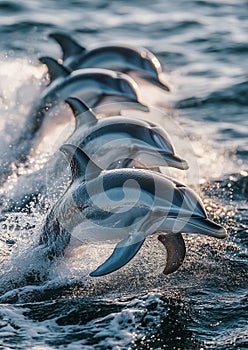 Graceful Dolphin in Motion photo