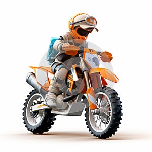 Ultra Realistic Dirt Bike Riding In Modular Design