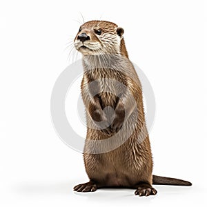 Ultra-realistic Otter Photo With Super Detail And Soft Lighting