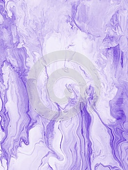 Ultra Violet abstract hand painted background.