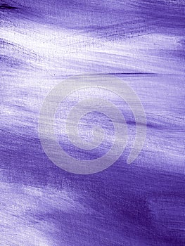 Ultra Violet abstract hand painted background.