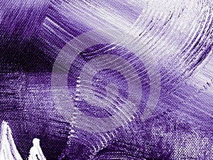 Ultra Violet abstract hand painted background