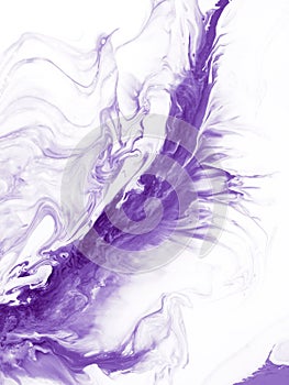 Ultra Violet abstract hand painted background