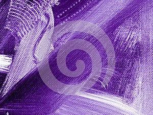 Ultra Violet abstract hand painted background