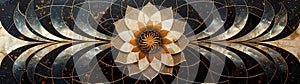 Ultra-wide background, Arcane Mandala Mosaic pattern
