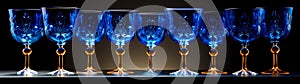 Ultra-wide exquisite crystal goblets