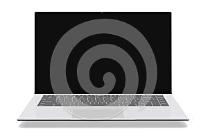 Ultrabook on a white background