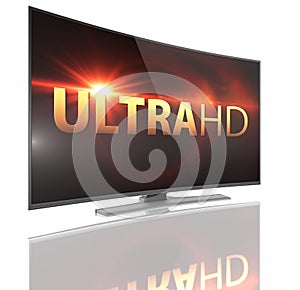 UltraHD Smart Tv with Curved screen photo