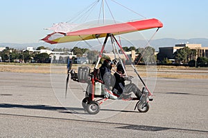 Ultralight airplane photo