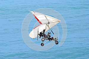Ultralight Flying over the Ocean