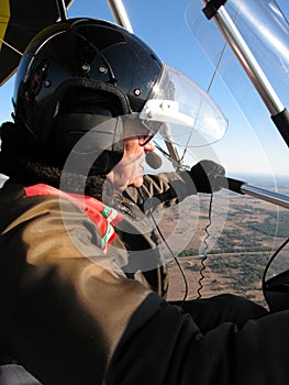 Ultralight pilot photo