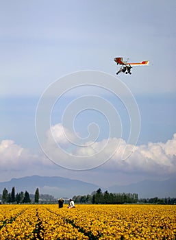 Ultralight plane photo