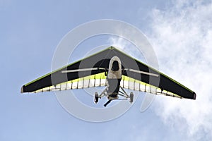Ultralight trike airplane flying photo