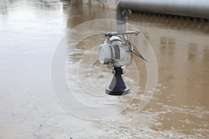 Ultrasonic Hydrometric Probe To River Water Level Measurement and Water Height Monitoring