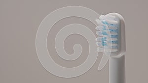 Ultrasonic toothbrush bristles.