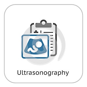 Ultrasonography Flat Icon