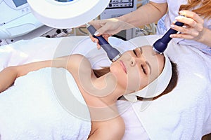 Ultrasound cavitation anti-aging, lifting procedure.