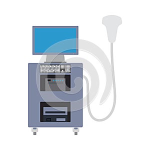 Ultrasound Diagnostic Machine Icon