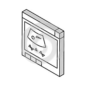 ultrasound radiology isometric icon vector illustration flat