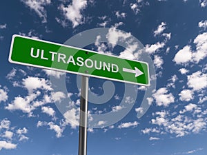 Ultrasound sign photo
