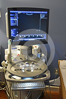 Ultrasound Sonogram Machine at a Medical Facility photo