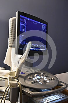 Ultrasound Sonogram Machine at a Medical Facility photo