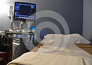 Ultrasound Sonogram Machine at a Medical Facility photo