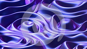 Ultraviolet abstract 3D background with fluid slime