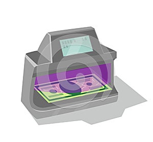 Ultraviolet banknote detector