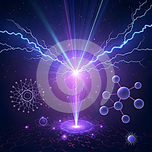 Ultraviolet light composition, consisting of electromagnetic waves
