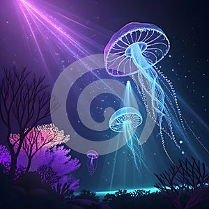 Ultraviolet light composition, consisting of electromagnetic waves