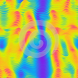 Ultraviolet radiation seamless pattern