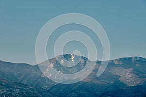 Ulu mountain uludag in bursa Turkey