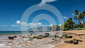 Ulua beach in the evening light photo