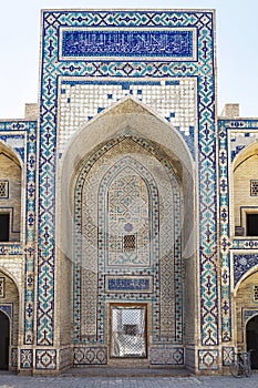 Ulugbek madrassa in Bukhara, Uzbekistan