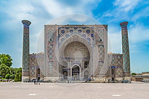 Ulugh Beg Madrasah, Registan, Samarkand, Uzbekistan