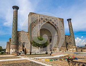 Ulugh Beg Madrasah, Registan, Samarkand, Uzbekistan