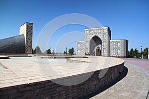 Ulugh Beg Observatory in Samarkand, Uzbekistan, built in the 1420s