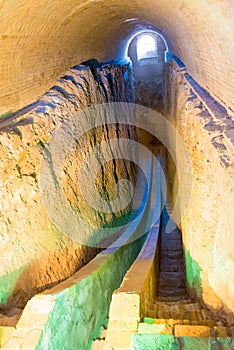 Ulugh Beg Observatory in Samarkand, Uzbekistan. It is part of the World Heritage Site.