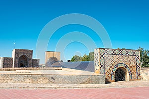 Ulugh Beg Observatory in Samarkand, Uzbekistan. It is part of the World Heritage Site.