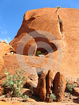Uluru close-up.