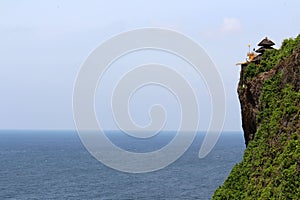 Uluwatu Temple by the cliff in Bali. Taken January 2022