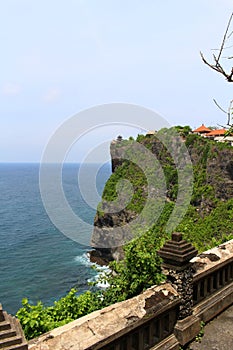 Uluwatu Temple seen from southern part. Taken January 2022