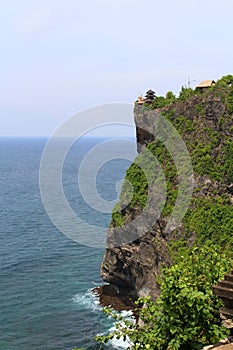 Uluwatu Temple seen from southern part. Taken January 2022