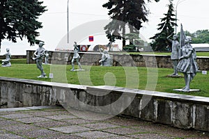 Ulyanovsk sculpture Park of the Soviet era