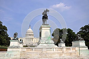 Ulysses S. Grant Memorial in front of Capitol, Washington DC