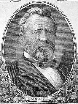 Ulysses S. Grant a portrait from American money