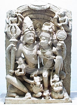 Uma Maheshwar Stone Sculpture India